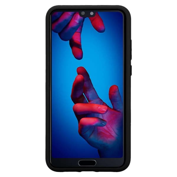 Huawei P20 Fodral Skal Hybridskyddsomslag Mobilskydd med TPU-silikon på insidan och plast i två delar på utsidan
