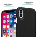 Pikkukuva 3 / 8: iPhone X / XS Suojakuori Suojakotelo Outdoor jossa on ylimääräinen pito ja liukastumista estävä pinta kolmiomuotoilulla joka on valmistettu