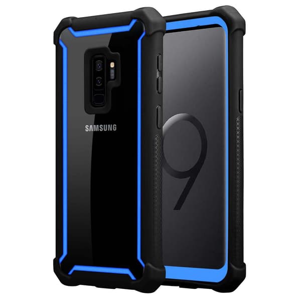 Samsung Galaxy S9 PLUS Skal 2-i-1 Fodral Skal M obilskydd med TPU-silikonkant och akrylbaksida