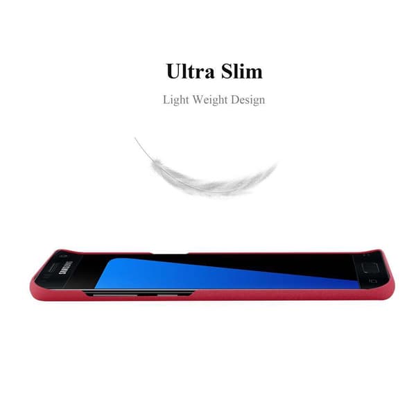 Deksel for Samsung Galaxy S7 EDGE Hardt Case Beskyttende i frostet look mot riper og støt