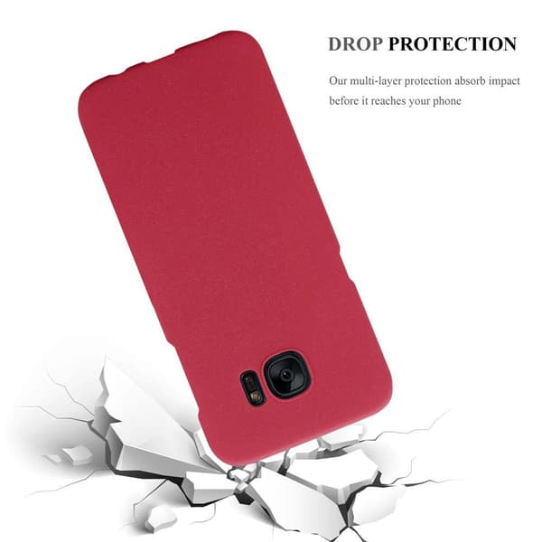 Deksel for Samsung Galaxy S7 EDGE Hardt Case Beskyttende i frostet look mot riper og støt