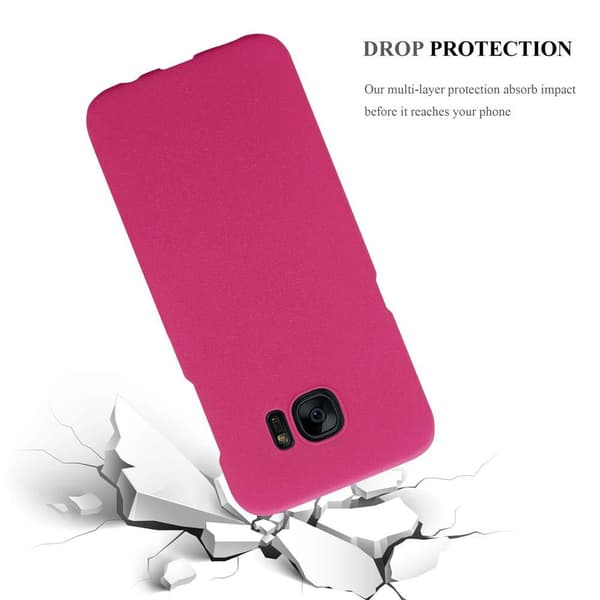 Deksel for Samsung Galaxy S7 EDGE Hardt Case Beskyttende i frostet look mot riper og støt