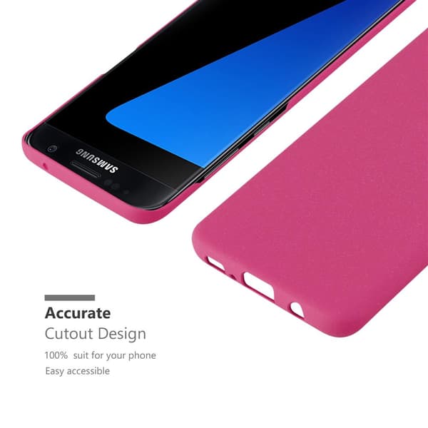 Deksel for Samsung Galaxy S7 EDGE Hardt Case Beskyttende i frostet look mot riper og støt