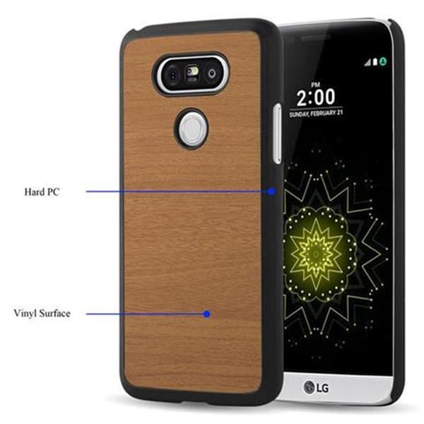 LG G5 Suojakuori Hard Case Suojakotelo puun näköinen suojus naarmuilta ja iskuilta