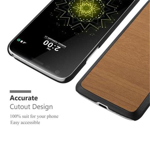 LG G5 Suojakuori Hard Case Suojakotelo puun näköinen suojus naarmuilta ja iskuilta