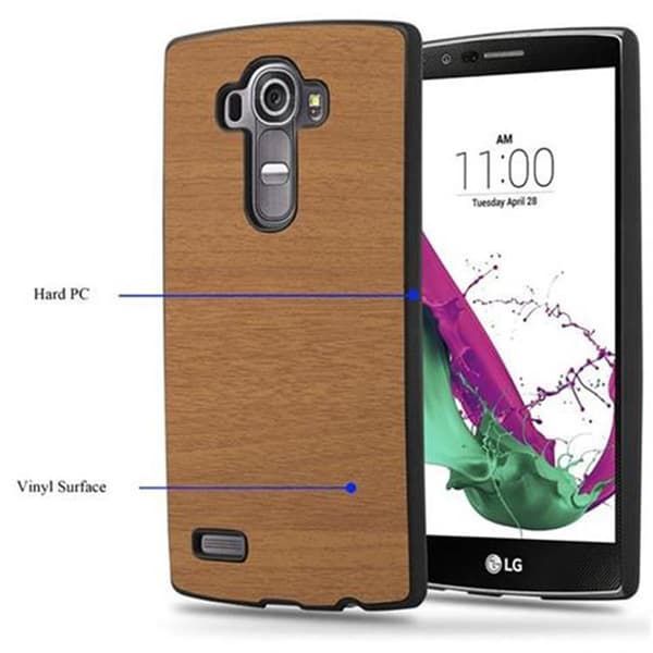 LG G4 / G4 PLUS Suojakuori Hard Case Suojakotelo puun näköinen suojus naarmuilta ja iskuilta