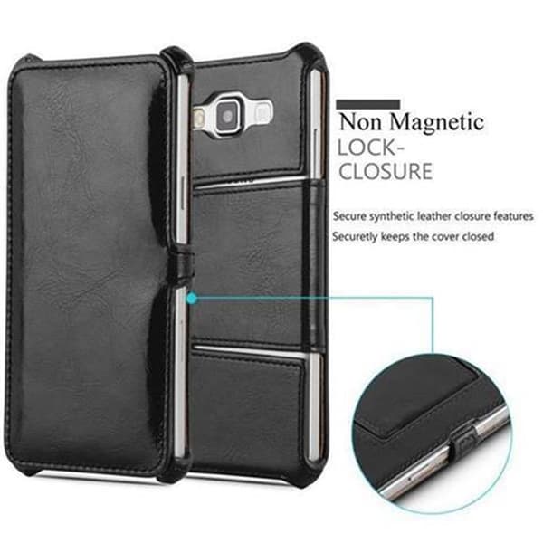 Samsung Galaxy A5 2015 Fodral Skal Plånboksfodral Skyddsfodral Case UTAN magnetisk stängning med stativfunktion och hörnhållare