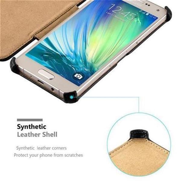 Samsung Galaxy A5 2015 Fodral Skal Plånboksfodral Skyddsfodral Case UTAN magnetisk stängning med stativfunktion och hörnhållare