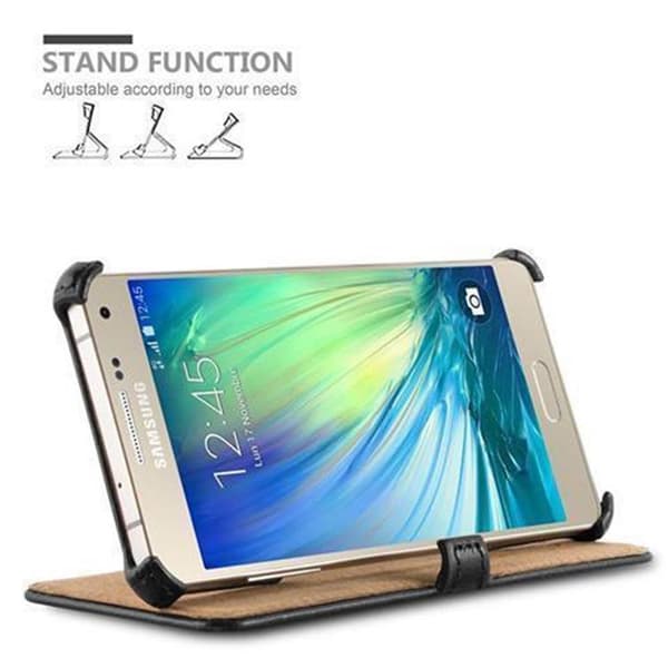 Samsung Galaxy A5 2015 Fodral Skal Plånboksfodral Skyddsfodral Case UTAN magnetisk stängning med stativfunktion och hörnhållare