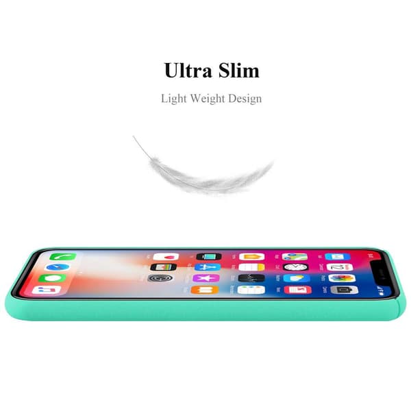Deksel for iPhone X / XS Hardt Case Beskyttende i frostet look mot riper og støt