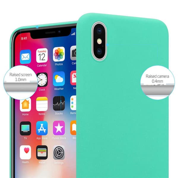 Deksel for iPhone X / XS Hardt Case Beskyttende i frostet look mot riper og støt