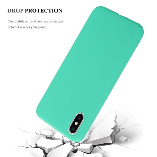 Deksel for iPhone X / XS Hardt Case Beskyttende i frostet look mot riper og støt