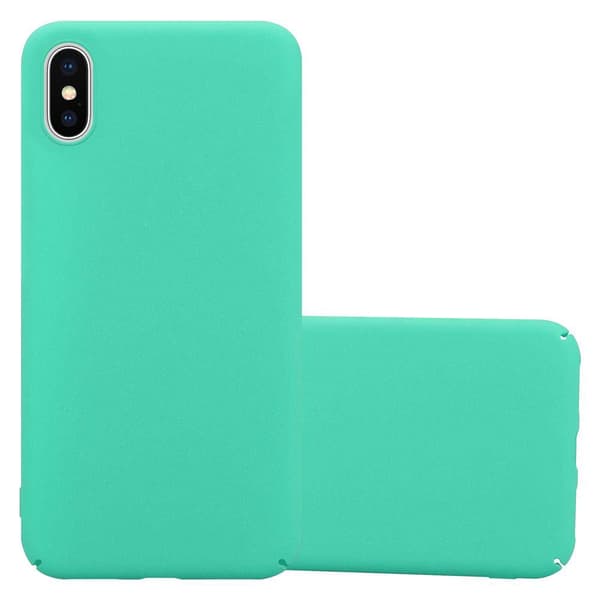 Deksel for iPhone X / XS Hardt Case Beskyttende i frostet look mot riper og støt FROSTIG GRØNN