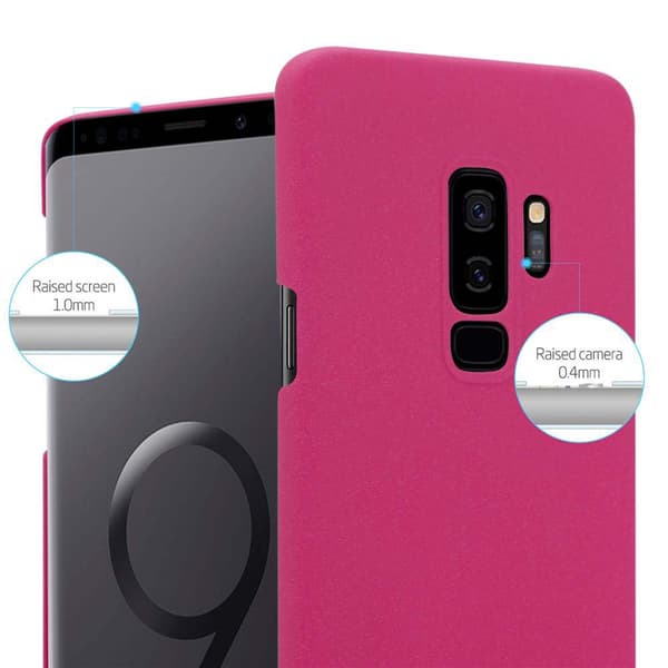 Deksel for Samsung Galaxy S9 PLUS Hardt Case Beskyttende i frostet look mot riper og støt