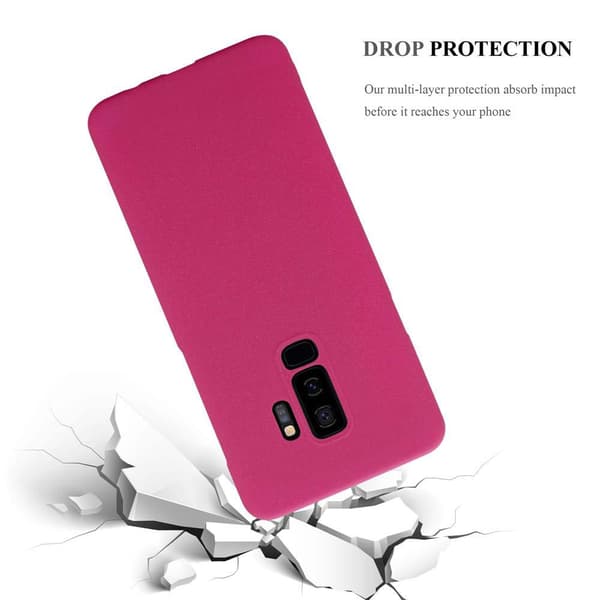 Deksel for Samsung Galaxy S9 PLUS Hardt Case Beskyttende i frostet look mot riper og støt