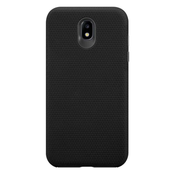 Samsung Galaxy J7 2017 Skal Fodral Mobilskydd Outdoor Hybridskydds med extra grepp och halkskydd i triangeldesign av silikon och plast