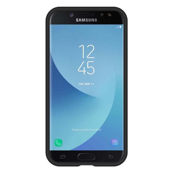 Samsung Galaxy J7 2017 Skal Fodral Mobilskydd Outdoor Hybridskydds med extra grepp och halkskydd i triangeldesign av silikon och plast