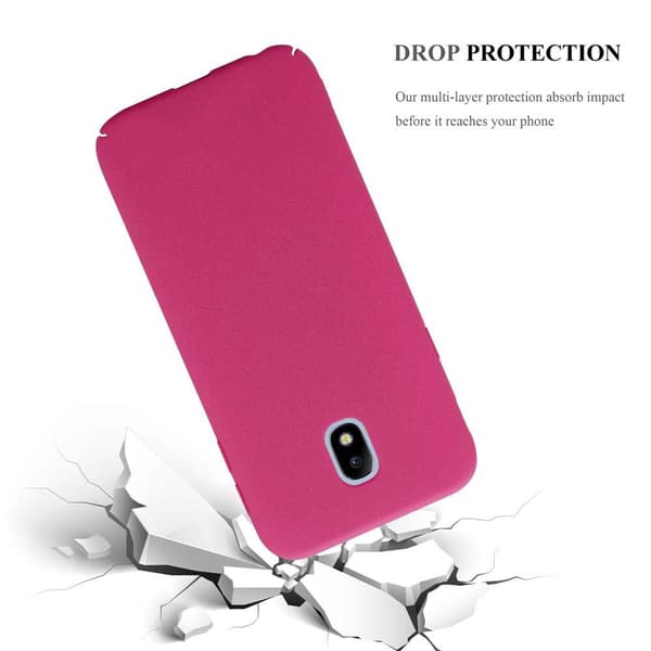 Deksel for Samsung Galaxy J7 2017 Hardt Case Beskyttende i frostet look mot riper og støt