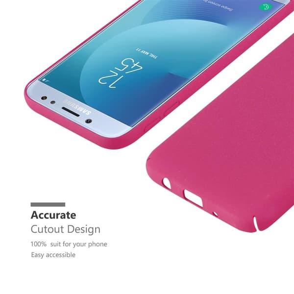 Deksel for Samsung Galaxy J7 2017 Hardt Case Beskyttende i frostet look mot riper og støt