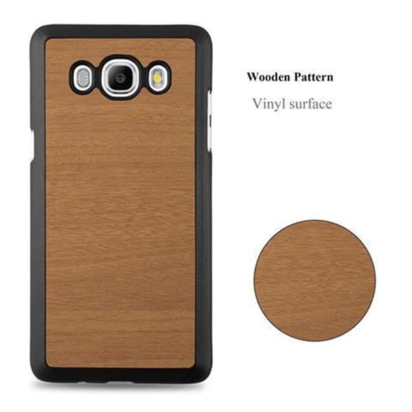 Samsung Galaxy J5 2016 Fodral Hårt Fodral Skal Hard Case Skyddsomslag i träoptik mot repor och stötar