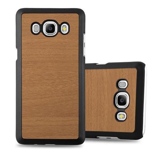 Samsung Galaxy J5 2016 Fodral Hårt Fodral Skal Hard Case Skyddsomslag i träoptik mot repor och stötar