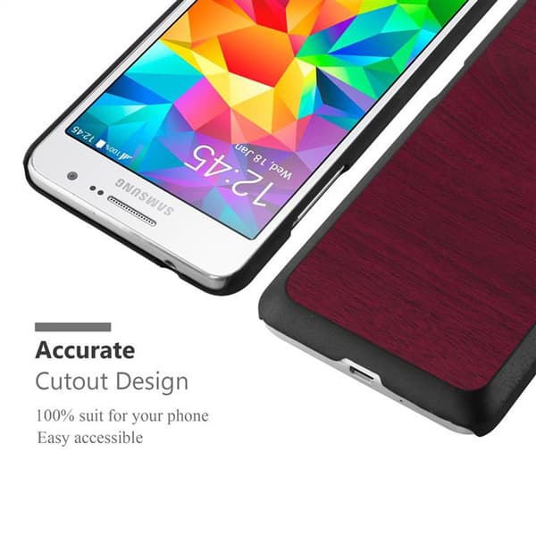 Samsung Galaxy J5 2015 Suojakuori Hard Case Suojakotelo puun näköinen suojus naarmuilta ja iskuilta