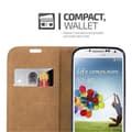 Pikkukuva 4 / 7: Samsung Galaxy S4 Suojakotelo Suojakuori Lompakkokotelo Matkapuhelinkotelo jossa on jalusta-toiminto ja korttitasku bast-ilmeessä