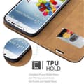 Pikkukuva 5 / 7: Samsung Galaxy S4 Suojakotelo Suojakuori Lompakkokotelo Matkapuhelinkotelo jossa on jalusta-toiminto ja korttitasku bast-ilmeessä