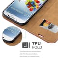 Pikkukuva 5 / 7: Samsung Galaxy S4 Suojakotelo Suojakuori Lompakkokotelo Matkapuhelinkotelo jossa on jalusta-toiminto ja korttitasku bast-ilmeessä