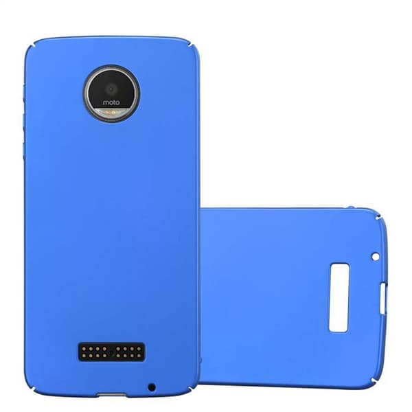 Motorola MOTO Z Cover Etui Case () METALLISK BLÅ