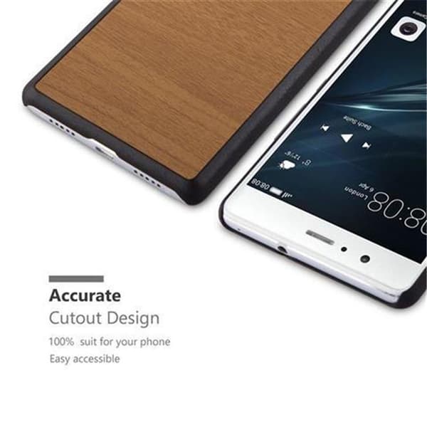 Huawei P9 LITE 2016 / G9 LITE Fodral Hårt Fodral Skal Hard Case Skyddsomslag i träoptik mot repor och stötar