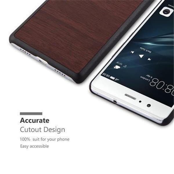 Huawei P9 LITE 2016 / G9 LITE Fodral Hårt Fodral Skal Hard Case Skyddsomslag i träoptik mot repor och stötar