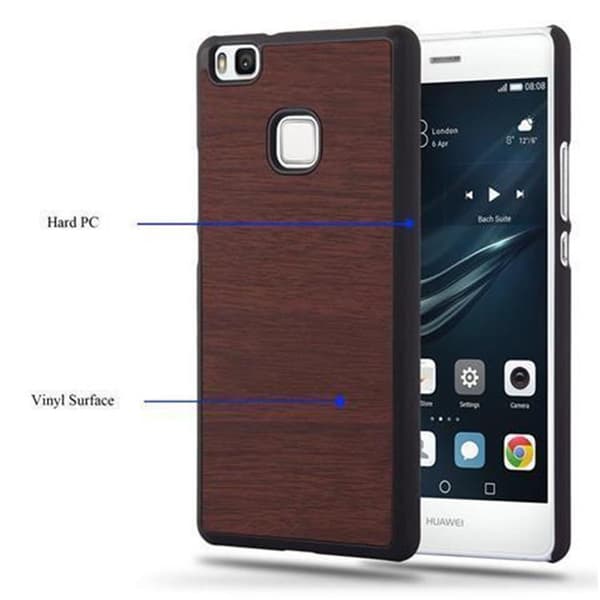 Huawei P9 LITE 2016 / G9 LITE Fodral Hårt Fodral Skal Hard Case Skyddsomslag i träoptik mot repor och stötar