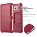 Miniatyrbild 3 av 6: Samsung Galaxy S6 Fodral Skal Plånboksfodral Skyddsfodral Case UTAN magnetisk stängning med stativfunktion och hörnhållare
