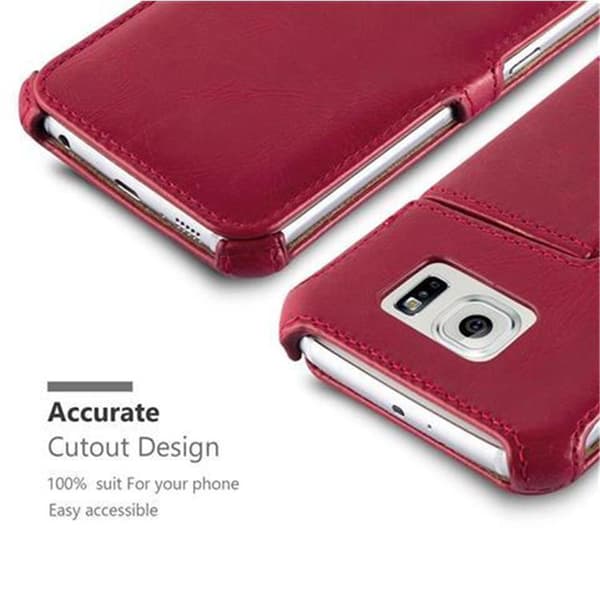 Samsung Galaxy S6 Fodral Skal Plånboksfodral Skyddsfodral Case UTAN magnetisk stängning med stativfunktion och hörnhållare