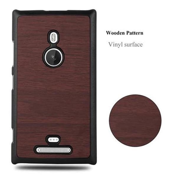 Nokia Lumia 925 Suojakuori Hard Case Suojakotelo puun näköinen suojus naarmuilta ja iskuilta