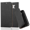 Miniatyrbild 1 av 7: Samsung Galaxy S6 EDGE Skal Plånboksfodral Case med stativfunktion och kortficka i bast-look Fodral