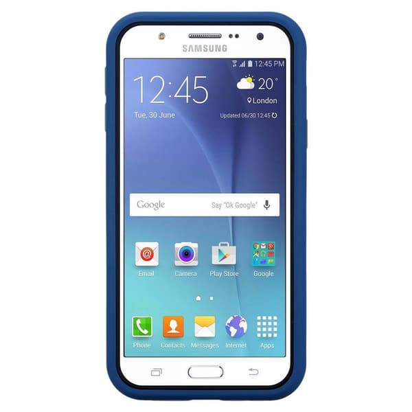 Deksel til Samsung Galaxy J7 2015 Hybridbeskyttelsesdeksel med TPU-silikon på innsiden og 2-delt plast på utsiden