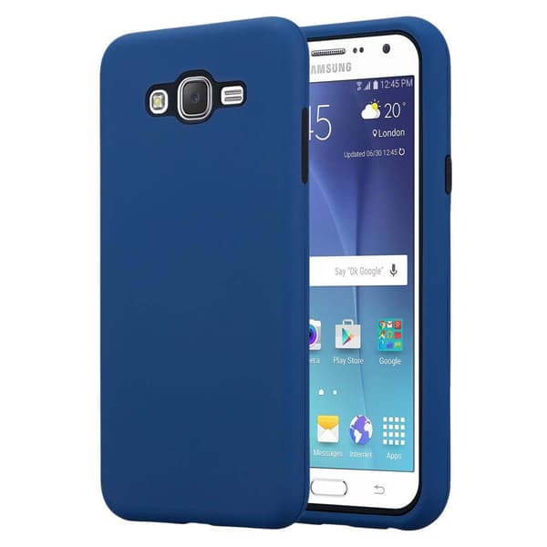 Deksel til Samsung Galaxy J7 2015 Hybridbeskyttelsesdeksel med TPU-silikon på innsiden og 2-delt plast på utsiden