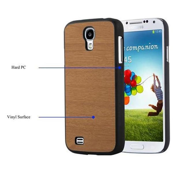 Samsung Galaxy S4 Suojakuori Hard Case Suojakotelo puun näköinen suojus naarmuilta ja iskuilta