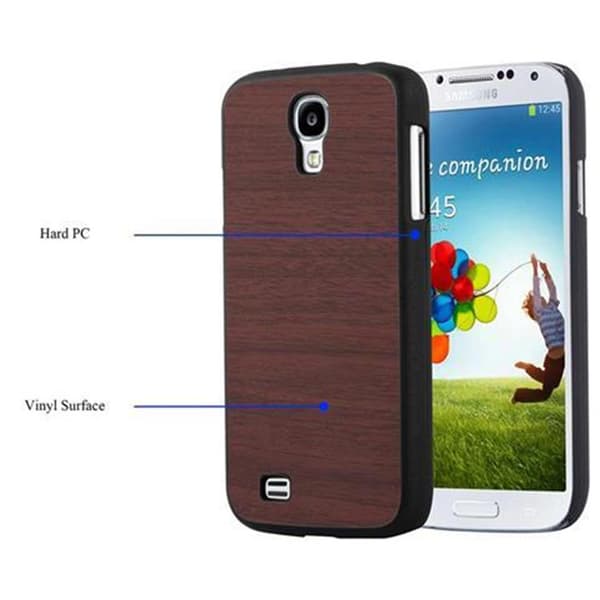 Samsung Galaxy S4 Suojakuori Hard Case Suojakotelo puun näköinen suojus naarmuilta ja iskuilta