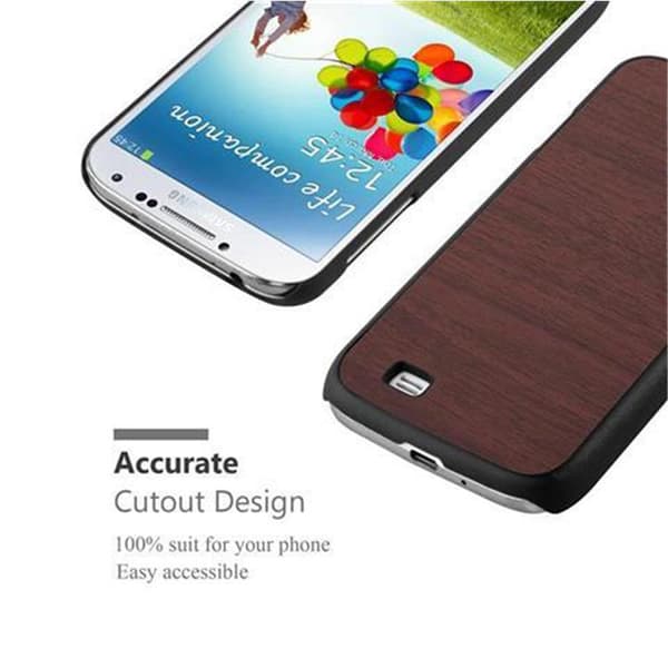 Samsung Galaxy S4 Suojakuori Hard Case Suojakotelo puun näköinen suojus naarmuilta ja iskuilta