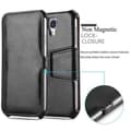 Miniatyrbild 3 av 6: Samsung Galaxy S4 Fodral Skal Plånboksfodral Skyddsfodral Case UTAN magnetisk stängning med stativfunktion och hörnhållare