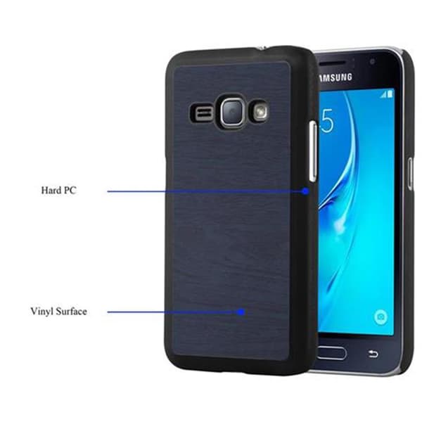 Samsung Galaxy J1 2016 Fodral Hårt Fodral Skal Hard Case Skyddsomslag i träoptik mot repor och stötar