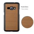 Miniatyrbild 3 av 7: Samsung Galaxy J1 2016 Fodral Hårt Fodral Skal Hard Case Skyddsomslag i träoptik mot repor och stötar