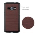 Miniatyrbild 3 av 7: Samsung Galaxy J1 2016 Fodral Hårt Fodral Skal Hard Case Skyddsomslag i träoptik mot repor och stötar