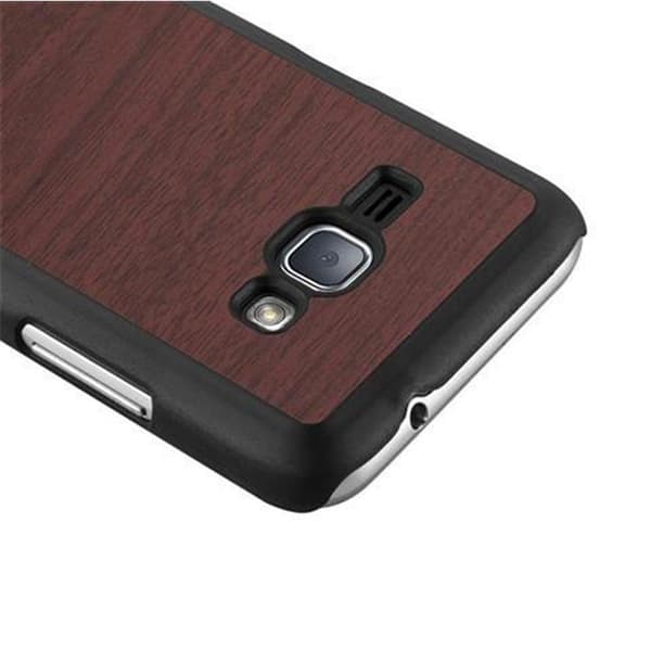 Samsung Galaxy J1 2016 Fodral Hårt Fodral Skal Hard Case Skyddsomslag i träoptik mot repor och stötar