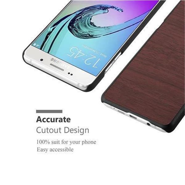 Samsung Galaxy A3 2016 Fodral Hårt Fodral Skal Hard Case Skyddsomslag i träoptik mot repor och stötar