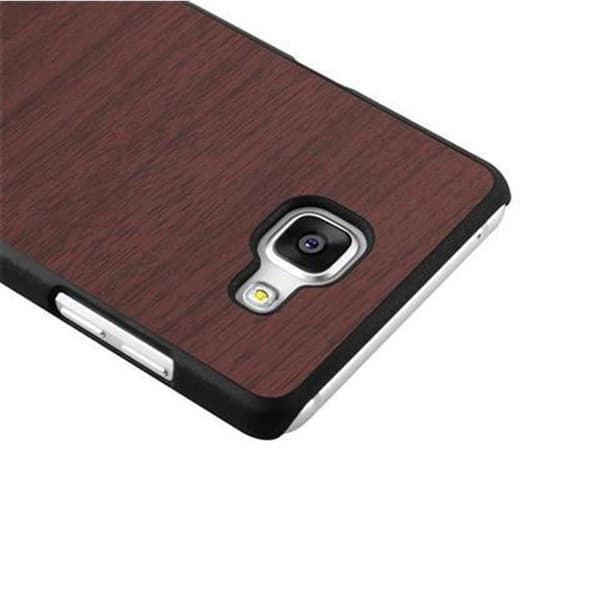 Samsung Galaxy A3 2016 Fodral Hårt Fodral Skal Hard Case Skyddsomslag i träoptik mot repor och stötar