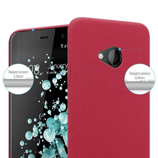 HTC U PLAY Suojakuori Hard Case Suojakotelo himmeällä ulkonäöllä naarmuja ja iskuja vastaan